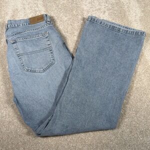 Tommy Hilfiger Low Rise Flare Blue Jeans Womens 10 (FITS 30 X 28) Denim
